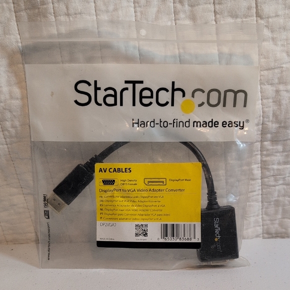 StarTech DisplayPort to VGA Adapter - Picture 1 of 2